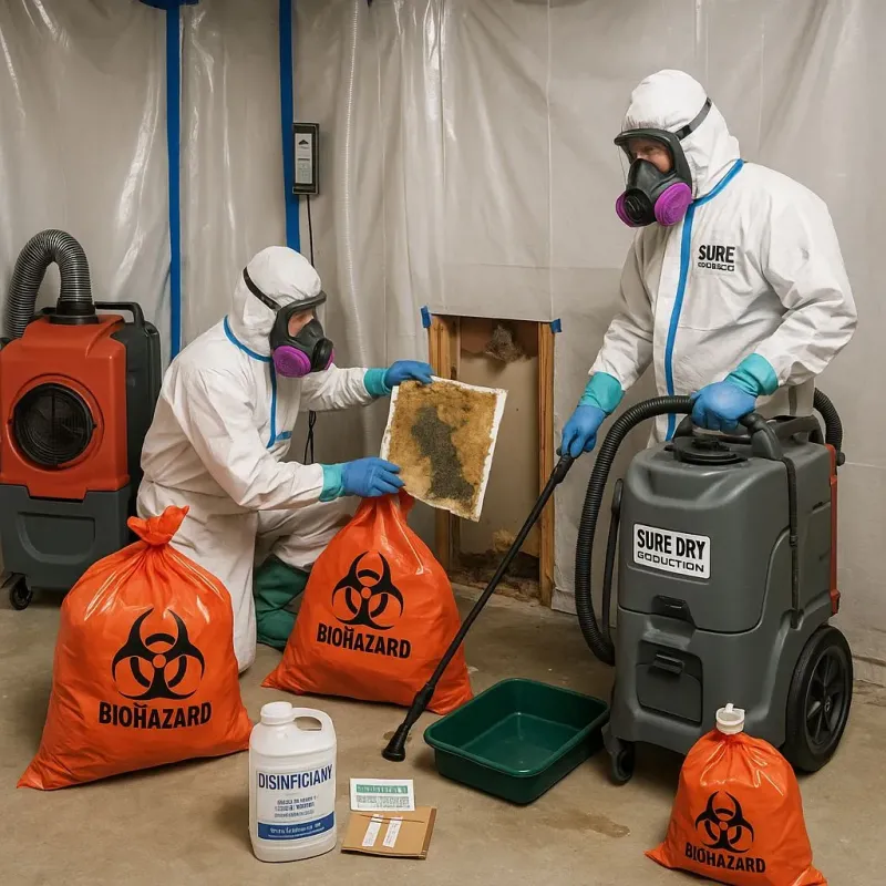 Contaminated Water Handling Protocols process in Saint Pauls, NC