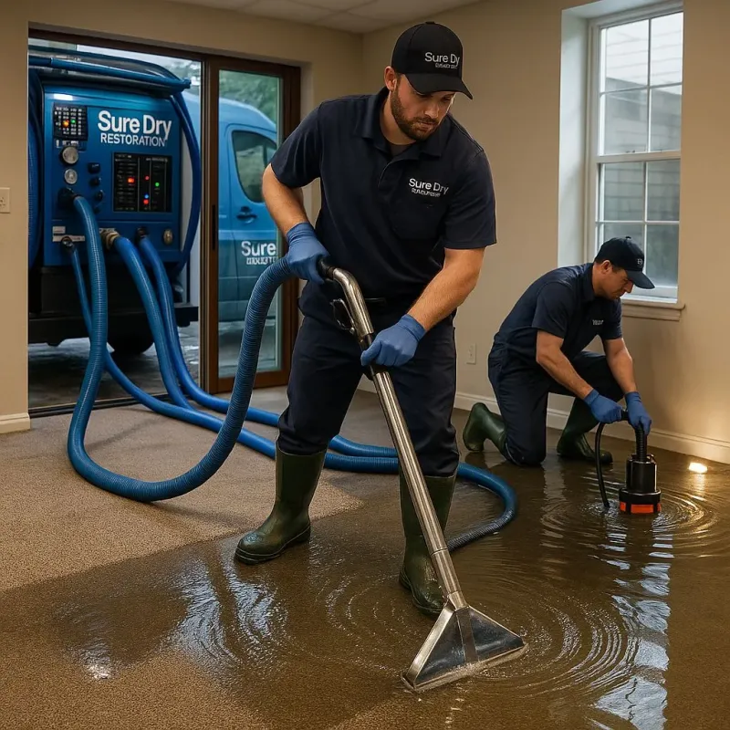 Water Extraction and Removal process in Saint Pauls, NC